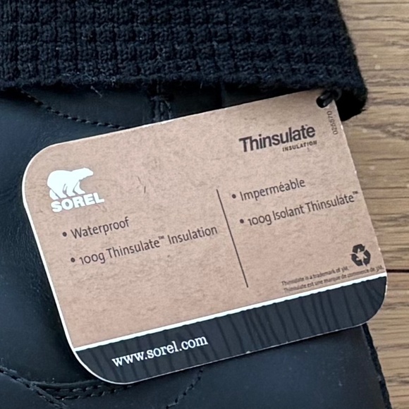 Women's Sorel Juneau Winter Leather Thinsulate-lined Ankle Boots - Size 8.5 - Picture 14 of 15